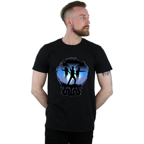 textil Hombre Camisetas manga larga Harry Potter Attack Silhouette Negro