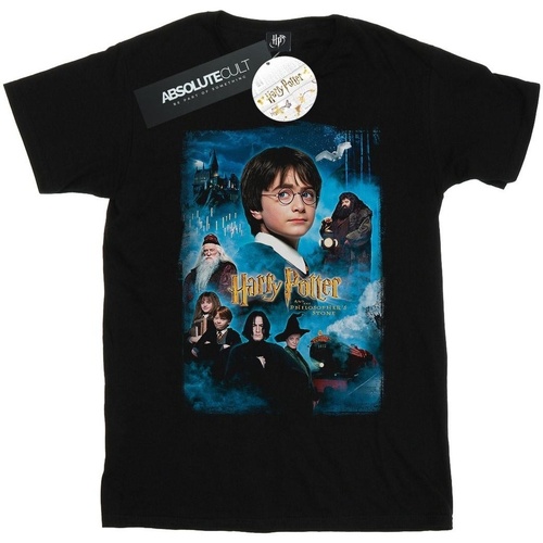 textil Hombre Camisetas manga larga Harry Potter Philosopher's Stone Negro