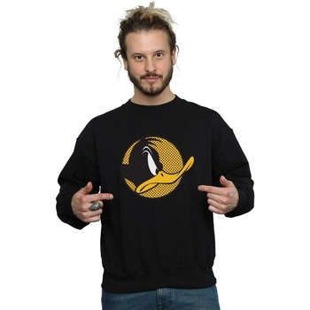 textil Hombre Sudaderas Dessins Animés Daffy Duck Dotted Profile Negro