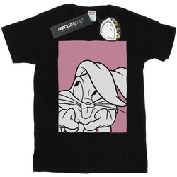 textil Mujer Camisetas manga larga Dessins Animés Bugs Bunny Adore Negro
