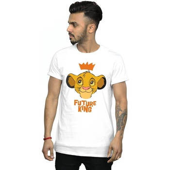 textil Hombre Camisetas manga larga Disney The Lion King Simba Future King Blanco