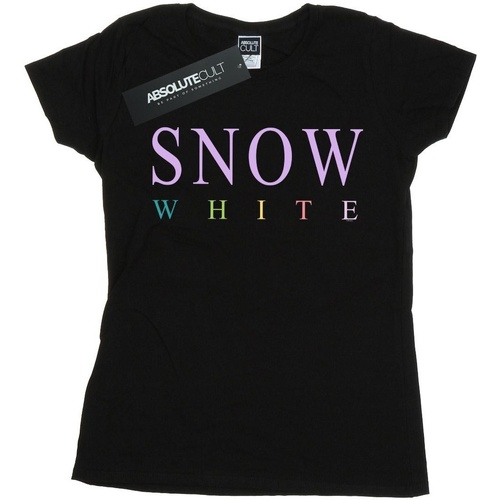textil Mujer Camisetas manga larga Disney Snow White Graphic Negro