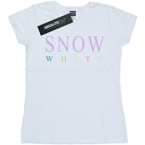 textil Mujer Camisetas manga larga Disney Snow White Graphic Blanco