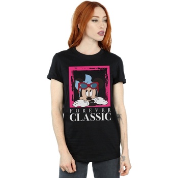 textil Mujer Camisetas manga larga Disney Minnie Mouse Forever Classic Negro