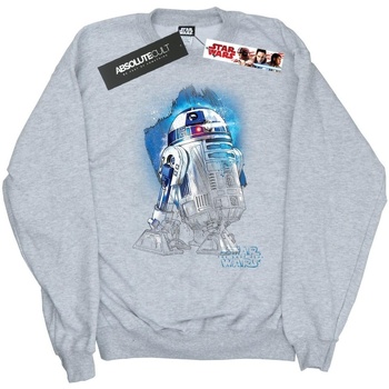 textil Niña Sudaderas Disney The Last Jedi R2-D2 Brushed Gris