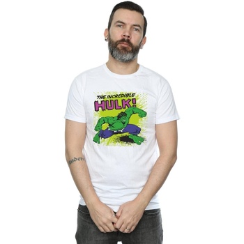 textil Hombre Camisetas manga larga Marvel Incredible Hulk Blanco