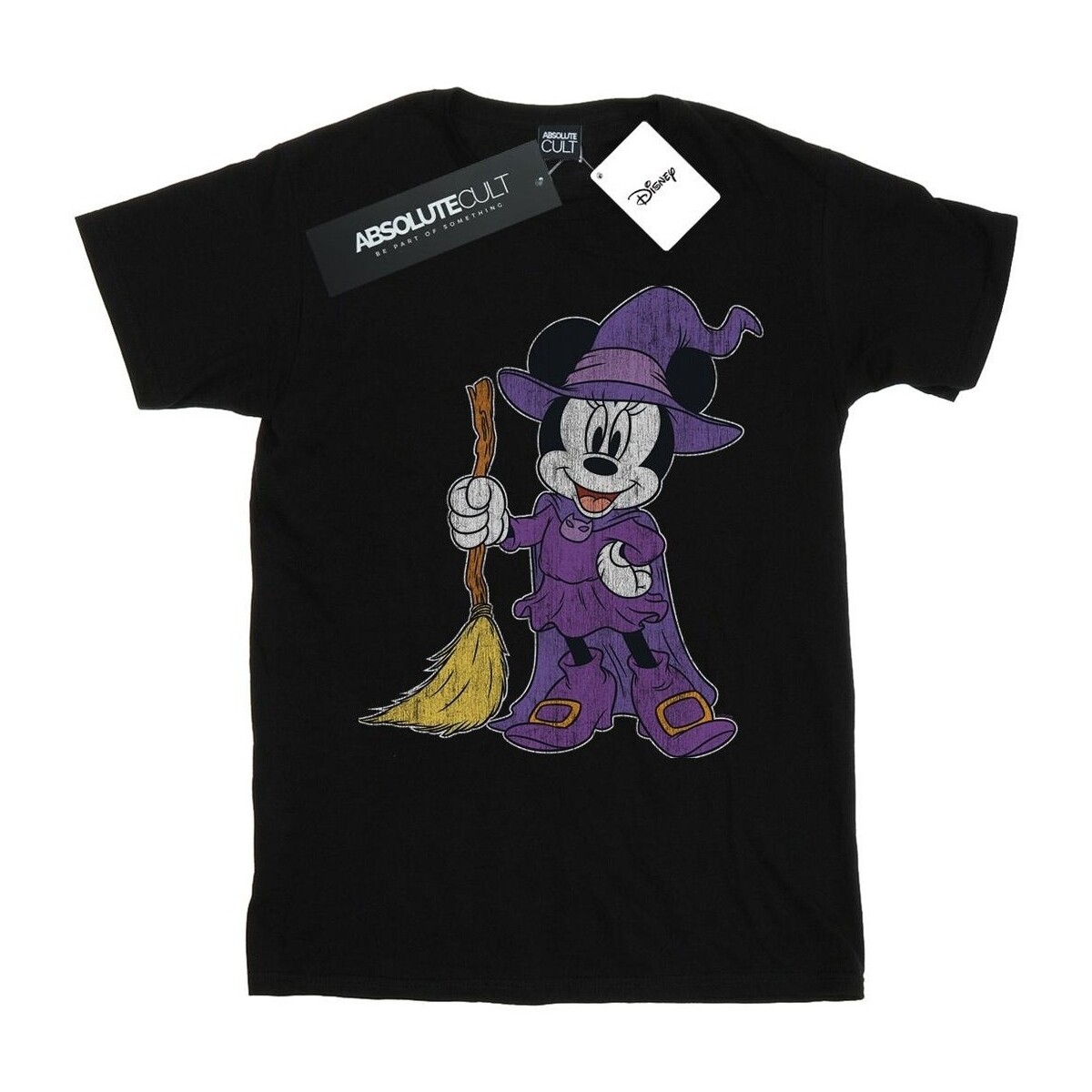 textil Mujer Camisetas manga larga Disney Minnie Mouse Witch Costume Negro