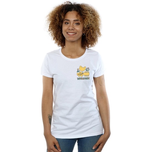 textil Mujer Camisetas manga larga Woodstock BI37615 Blanco