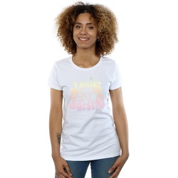 textil Mujer Camisetas manga larga Janis Joplin Pastel Logo Blanco