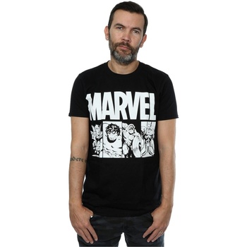 textil Hombre Camisetas manga larga Marvel BI37660 Negro