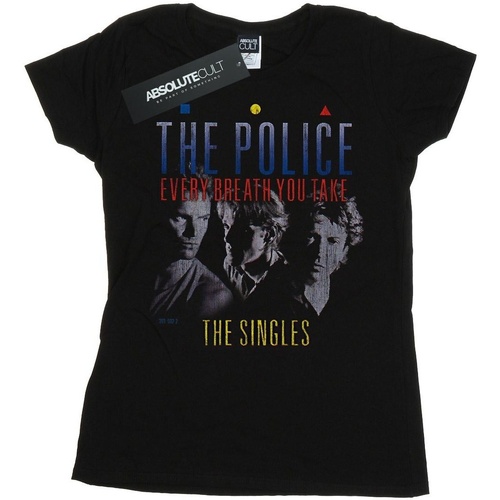 textil Mujer Camisetas manga larga The Police Every Breath You Take Negro
