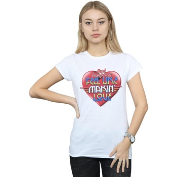 textil Mujer Camisetas manga larga Bad Company Feel Like Making Love Blanco