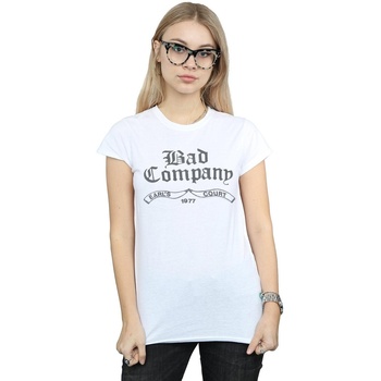 textil Mujer Camisetas manga larga Bad Company Earl's Court 1977 Blanco