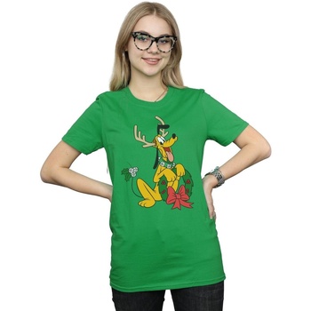 textil Mujer Camisetas manga larga Disney BI37773 Verde