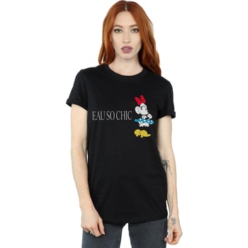 textil Mujer Camisetas manga larga Disney Minnie Mouse Eau So Chic Negro
