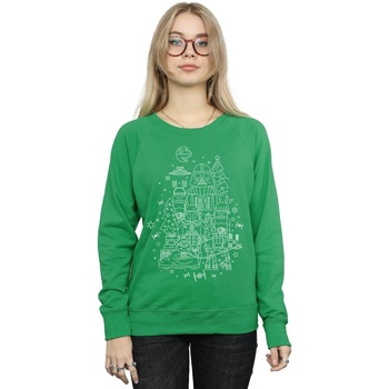 textil Mujer Sudaderas Disney Empire Christmas Verde
