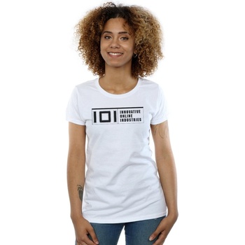 textil Mujer Camisetas manga larga Ready Player One IOI Logo Blanco