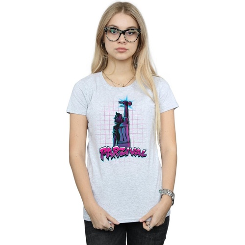 textil Mujer Camisetas manga larga Ready Player One Parzival Key Gris