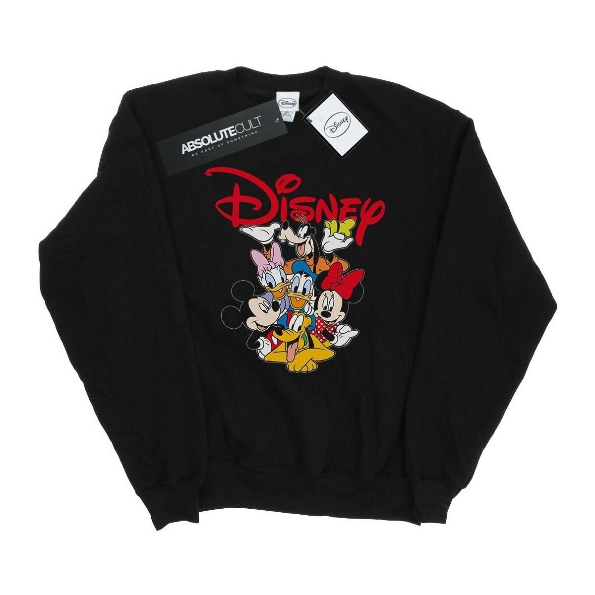 textil Hombre Sudaderas Disney Mickey Mouse Crew Negro