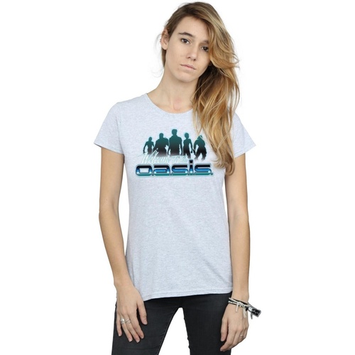 textil Mujer Camisetas manga larga Ready Player One Welcome To The Oasis Gris
