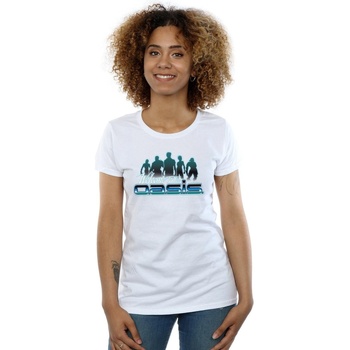 textil Mujer Camisetas manga larga Ready Player One Welcome To The Oasis Blanco