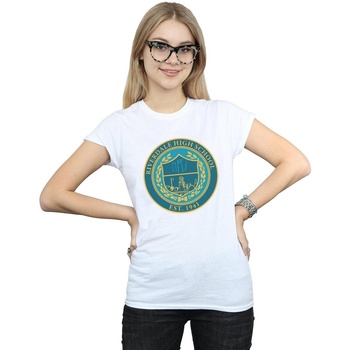 textil Mujer Camisetas manga larga Riverdale High School Crest Blanco