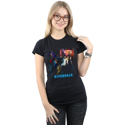 textil Mujer Camisetas manga larga Riverdale Diner Booth Negro