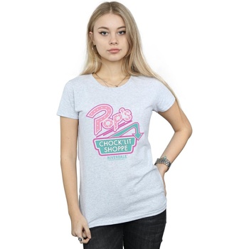 textil Mujer Camisetas manga larga Riverdale Pops Logo Gris