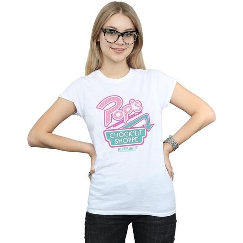 textil Mujer Camisetas manga larga Riverdale BI38260 Blanco