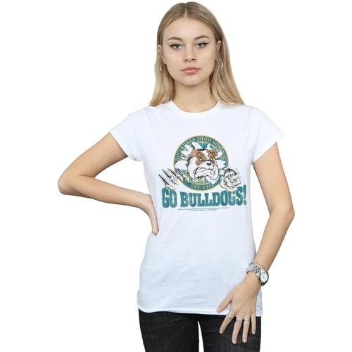 textil Mujer Camisetas manga larga Riverdale Go Bulldogs Blanco
