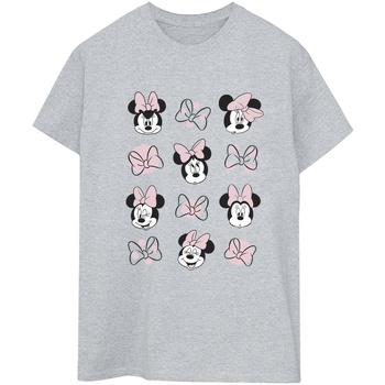 textil Mujer Camisetas manga larga Disney Minnie Mouse Multiple Gris