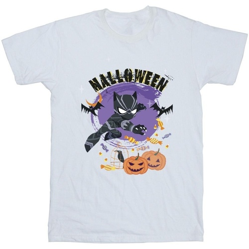 textil Hombre Camisetas manga larga Marvel Black Panther Halloween Blanco