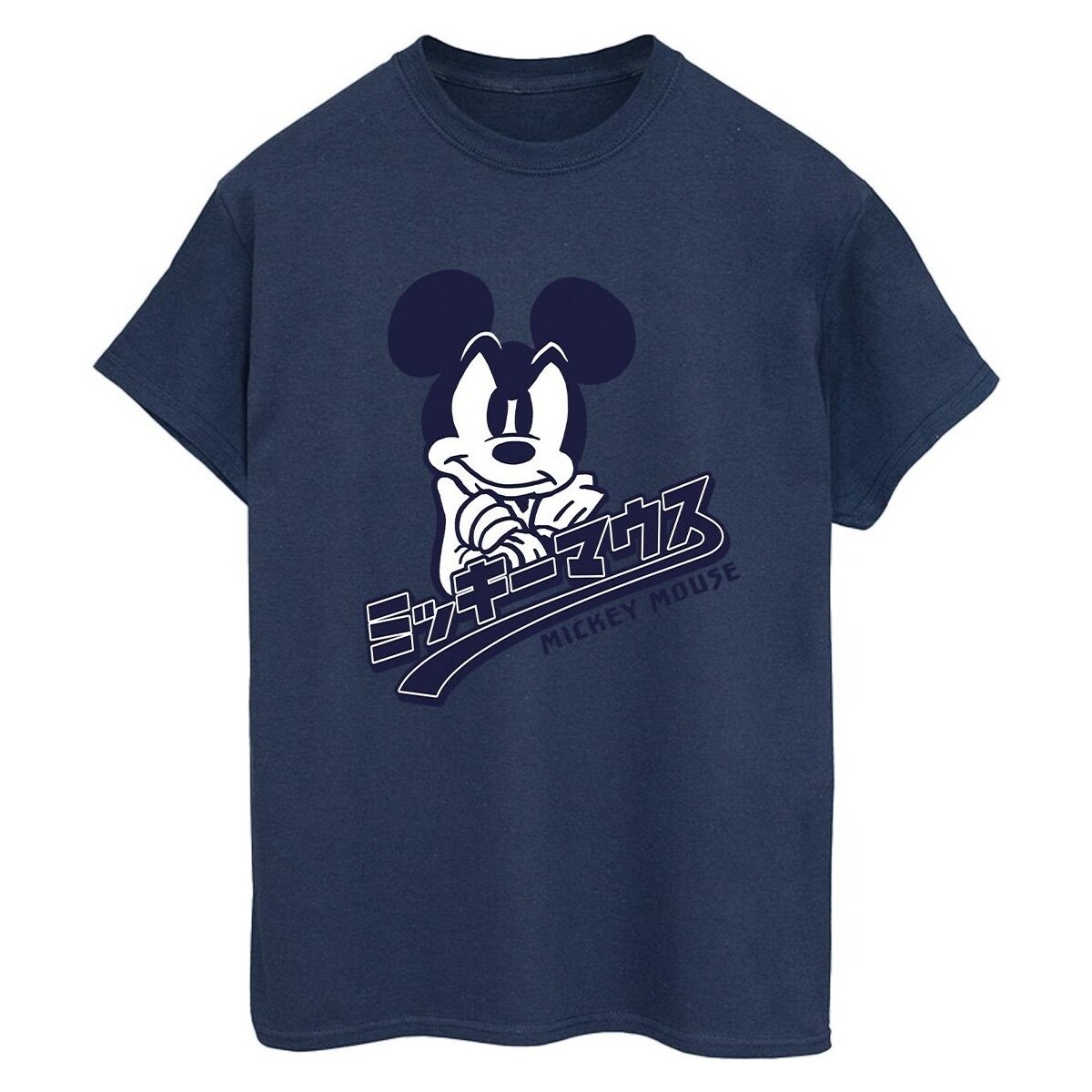 textil Mujer Camisetas manga larga Disney Mickey Mouse Japanese Azul