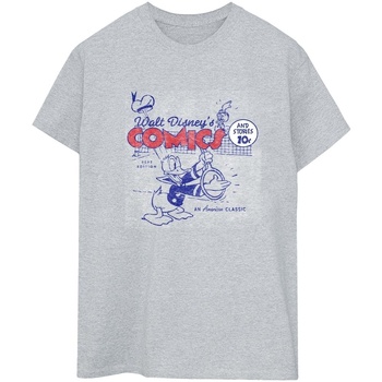 textil Mujer Camisetas manga larga Disney Donald Duck Comics Gris