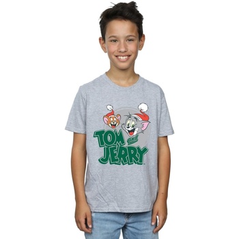 textil Niño Tops y Camisetas Dessins Animés Christmas Greetings Gris