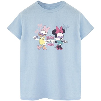textil Mujer Camisetas manga larga Disney Minnie Daisy Beach Mode Azul