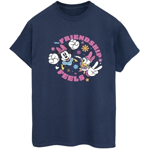 textil Mujer Camisetas manga larga Disney Minnie Mouse Daisy Friendship Azul
