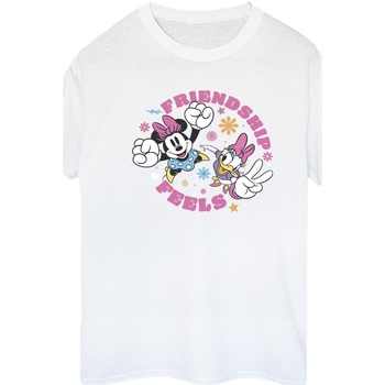 textil Mujer Camisetas manga larga Disney Minnie Mouse Daisy Friendship Blanco