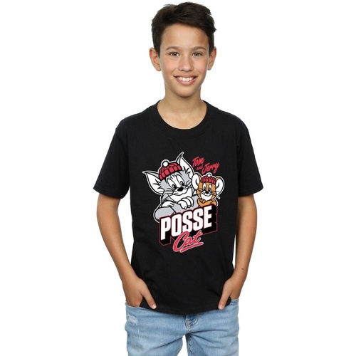 textil Niño Tops y Camisetas Dessins Animés Posse Cat Negro