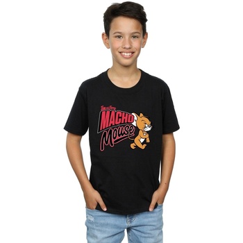 textil Niño Camisetas manga corta Dessins Animés Macho Mouse Negro