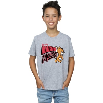 textil Niño Camisetas manga corta Dessins Animés Macho Mouse Gris
