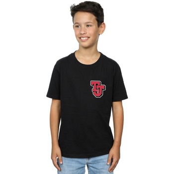 textil Niño Tops y Camisetas Dessins Animés Collegiate Logo Negro