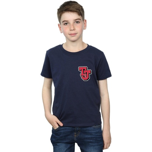 textil Niño Tops y Camisetas Dessins Animés Collegiate Logo Azul