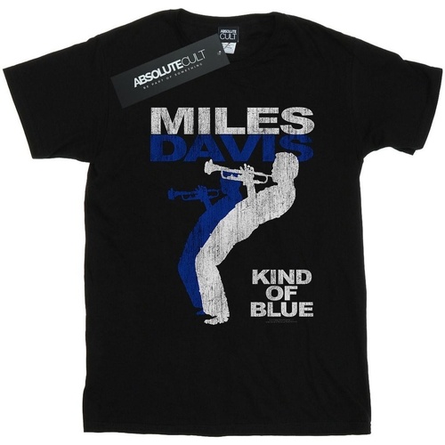 textil Hombre Camisetas manga larga Miles Davis Kind Of Blue Distressed Negro