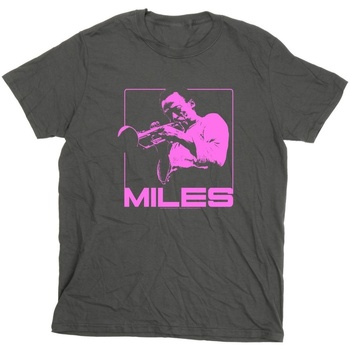 textil Hombre Camisetas manga larga Miles Davis Pink Square Multicolor