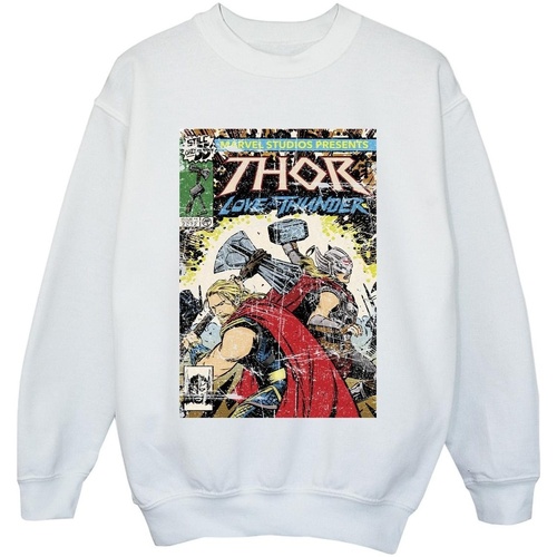 textil Niño Sudaderas Marvel Thor Love And Thunder Vintage Poster Blanco