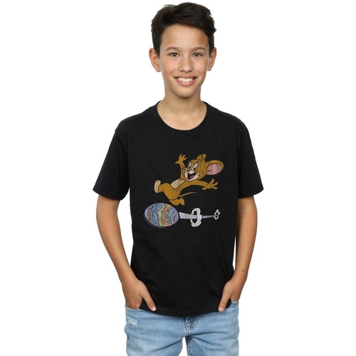 textil Niño Tops y Camisetas Dessins Animés BI38553 Negro