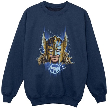 textil Niño Sudaderas Marvel Thor Love And Thunder Mask Azul