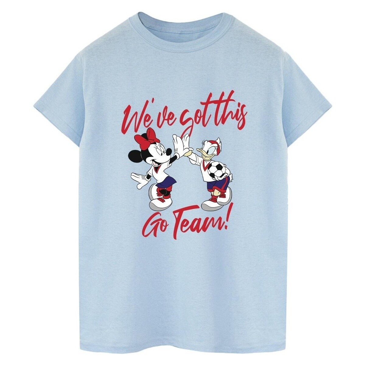 textil Mujer Camisetas manga larga Disney Minnie Daisy We've Got This Azul