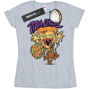 textil Mujer Camisetas manga larga Scooby Doo Pizza Ghost Gris